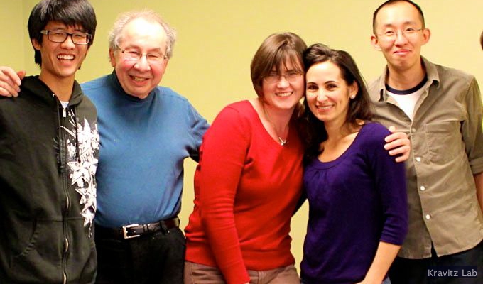 Ed with Lab members 2012