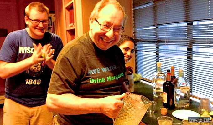 Ed makes mean margaritas Ed makes mean margaritas